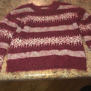 Girls Red sweater
